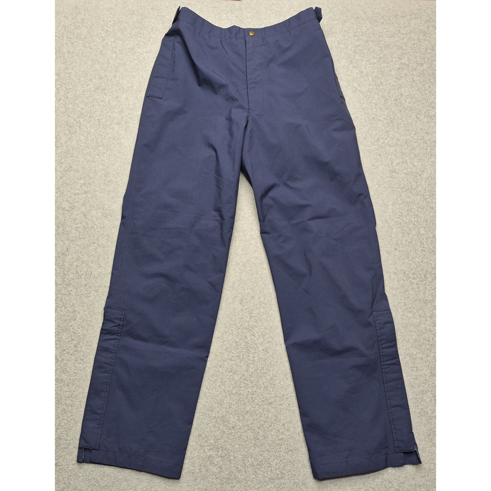 VTG Tourney Gore Tex Pants Mens L Blue Waterproof Golf Trousers